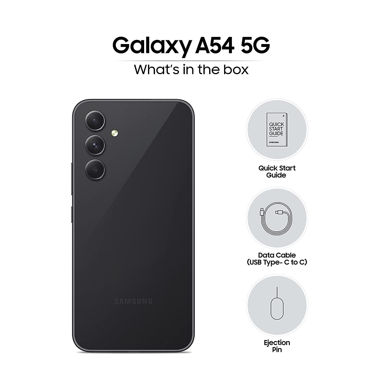 Samsung Galaxy A54 5G 256GB - Awesome Black – Nutronics