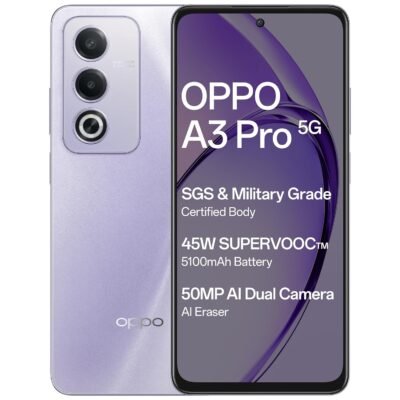 OPPO A3 Pro 5G (Moonlight Purple, 128 GB)  (8 GB RAM)