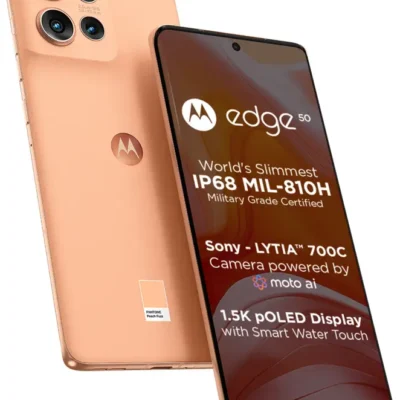 MOTOROLA Edge 50 (Peach Fuzz, 256 GB)  (8 GB RAM)