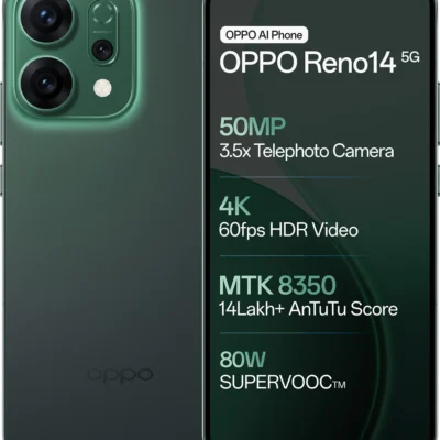 OPPO Reno14 5G (Forest Green, 256 GB) (12 GB RAM)