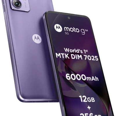 MOTOROLA g64 5G (Ice Lilac, 128 GB) (8 GB RAM)