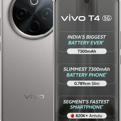 vivo T4 5G (Phantom Grey, 256 GB) (12 GB RAM)