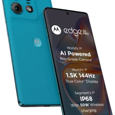 MOTOROLA Edge 50 Pro 5G with 125W Charger (Caneel Bay, 256 GB) (12 GB RAM)