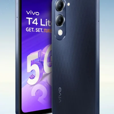 vivo T4 Lite 5G Charger in the Box (Prism Blue, 128 GB) (6 GB RAM)