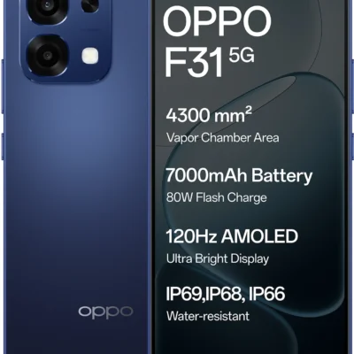OPPO F31 5G (Midnight Blue, 256 GB) (8 GB RAM)