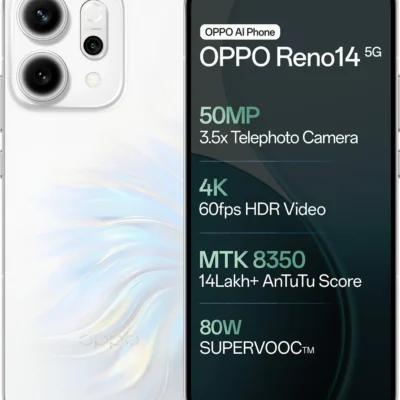 OPPO Reno14 5G (Pearl White, 512 GB) (12 GB RAM)