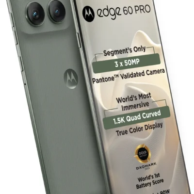 MOTOROLA Edge 60 Pro (Pantone Shadow, 256 GB) (12 GB RAM)