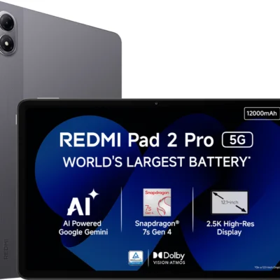 REDMI Pad 2 Pro 5G 8 GB RAM 128 GB ROM 12.1 inch with Wi-Fi+5G Gaming Qualcomm Snapdragon 7s Gen 4 Tablet (Graphite Grey)