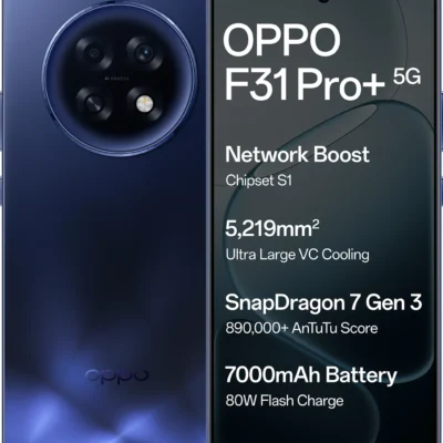 OPPO F31 Pro+ 5G (Gemstone Blue, 256 GB) (8 GB RAM)