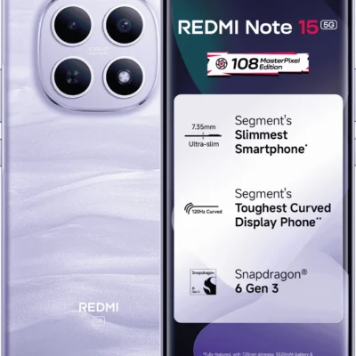 REDMI Note 15 5G (Mist Purple, 256 GB) (8 GB RAM)